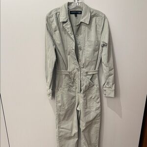 Veronica Beard Light Green Utility Jumpsuit